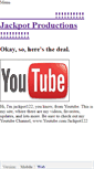 Mobile Screenshot of jackpotproductions.weebly.com