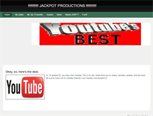 Tablet Screenshot of jackpotproductions.weebly.com