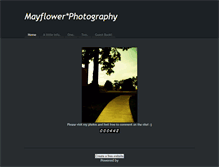 Tablet Screenshot of mayflowerphotography.weebly.com