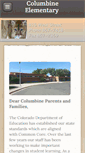 Mobile Screenshot of columbineelementary.weebly.com