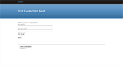 Desktop Screenshot of freegaiaonlinegoldgeneratorbot.weebly.com