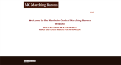 Desktop Screenshot of mcmarchingbarons.weebly.com