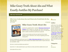 Tablet Screenshot of mikegearytruthaboutabs.weebly.com