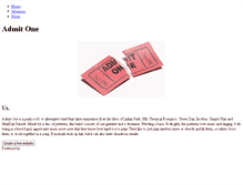 Tablet Screenshot of admitone.weebly.com