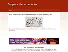 Tablet Screenshot of hairaccessories.weebly.com