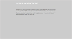 Desktop Screenshot of phonedetectivereview.weebly.com