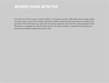 Tablet Screenshot of phonedetectivereview.weebly.com