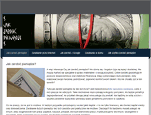Tablet Screenshot of jak-zarobic-pieniadze.weebly.com