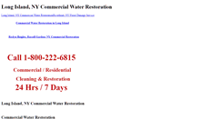 Desktop Screenshot of longislandnycommercialwaterrestoration.weebly.com