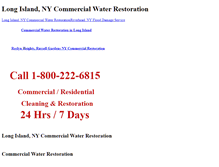 Tablet Screenshot of longislandnycommercialwaterrestoration.weebly.com