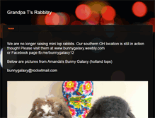 Tablet Screenshot of gtrabbitry.weebly.com