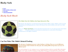 Tablet Screenshot of hackysackshack.weebly.com