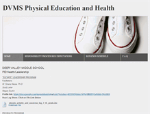 Tablet Screenshot of dvmspehealth.weebly.com