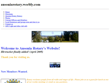 Tablet Screenshot of ansoniarotary.weebly.com