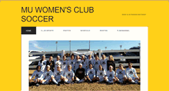 Desktop Screenshot of muwomensclubsoccer.weebly.com