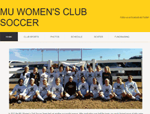 Tablet Screenshot of muwomensclubsoccer.weebly.com
