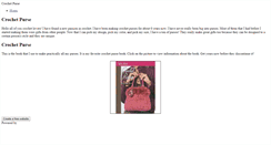 Desktop Screenshot of crochetpurse.weebly.com