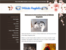 Tablet Screenshot of mikidzcats.weebly.com