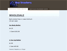 Tablet Screenshot of bluestrawberryscents.weebly.com