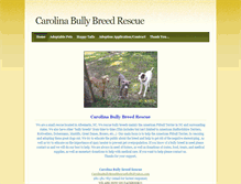 Tablet Screenshot of carolinabullybreedrescue.weebly.com