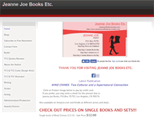 Tablet Screenshot of jeannejoebooksetc.weebly.com