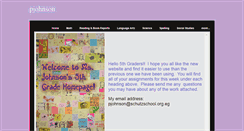 Desktop Screenshot of pjohnson.weebly.com