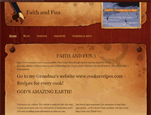 Tablet Screenshot of faithandfun.weebly.com