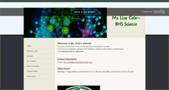 Desktop Screenshot of bhscolescience.weebly.com