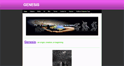 Desktop Screenshot of genesisgroup.weebly.com