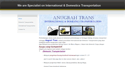 Desktop Screenshot of anugrahtrans.weebly.com