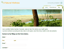 Tablet Screenshot of anaturalwellness.weebly.com