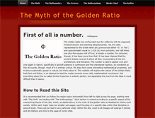 Tablet Screenshot of goldenratiomyth.weebly.com