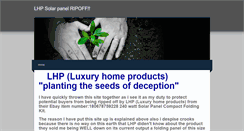 Desktop Screenshot of lphsolarpanelripoff.weebly.com