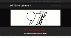Desktop Screenshot of 97entertainment.weebly.com