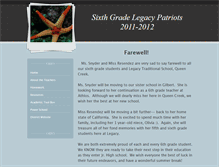 Tablet Screenshot of legacy6thgrade.weebly.com