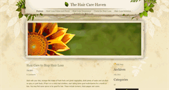 Desktop Screenshot of haircarehaven.weebly.com