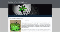 Desktop Screenshot of birthdayfinder.weebly.com