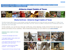 Tablet Screenshot of airborneangelcadets.weebly.com