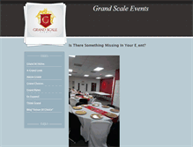 Tablet Screenshot of grandscaleevents.weebly.com