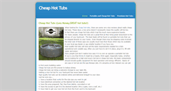 Desktop Screenshot of cheaphottubs.weebly.com