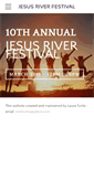 Mobile Screenshot of jesusriverfest.weebly.com
