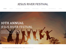 Tablet Screenshot of jesusriverfest.weebly.com