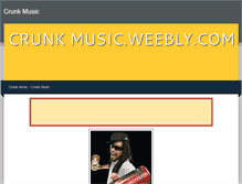 Tablet Screenshot of crunkmusic.weebly.com