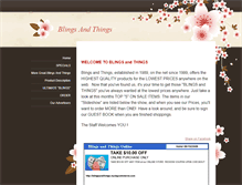 Tablet Screenshot of blingsandthings.weebly.com