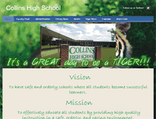 Tablet Screenshot of collinshs.weebly.com