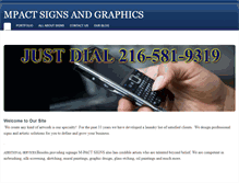 Tablet Screenshot of mpactsigns.weebly.com