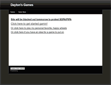 Tablet Screenshot of daytonsgames.weebly.com