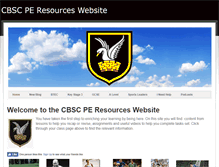 Tablet Screenshot of cbsc-pe.weebly.com