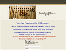 Tablet Screenshot of foreclosedhomesforsale.weebly.com