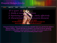Tablet Screenshot of eloquentdesignsjewelry.weebly.com
